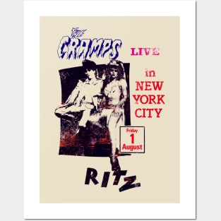 The Cramps Live in New York Posters and Art